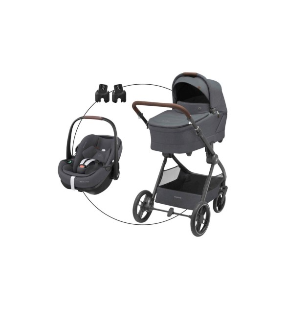 Kombikinderwagen Oxford+ Trio-Set inkl. Babyschale Pebble 360 Pro 2