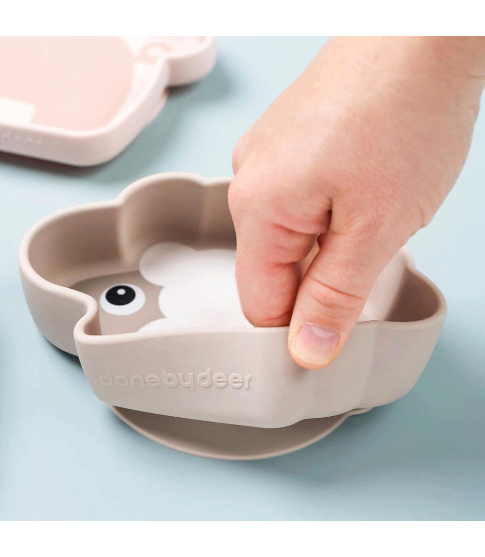 Esslernteller Silikon Krokodil Croco