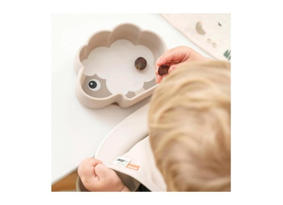 Esslernteller Silikon Krokodil Croco