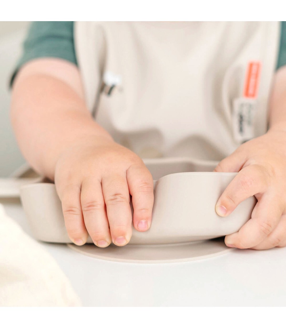 Esslernteller Silikon Krokodil Croco