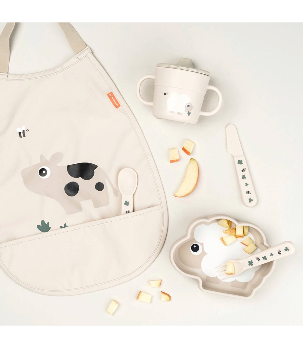 Esslernteller Silikon Krokodil Croco