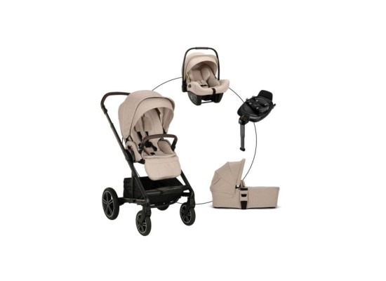 Kombikinderwagen Mixx Next Travel-Set inkl. Babyschale Pipa Next und Isofix-Basis Base Next