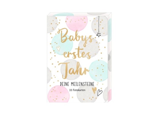 Fotokarten-Box Babys erstes Jahr - Deine Meilensteine