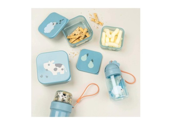 Trinkflasche mit Strohhalm