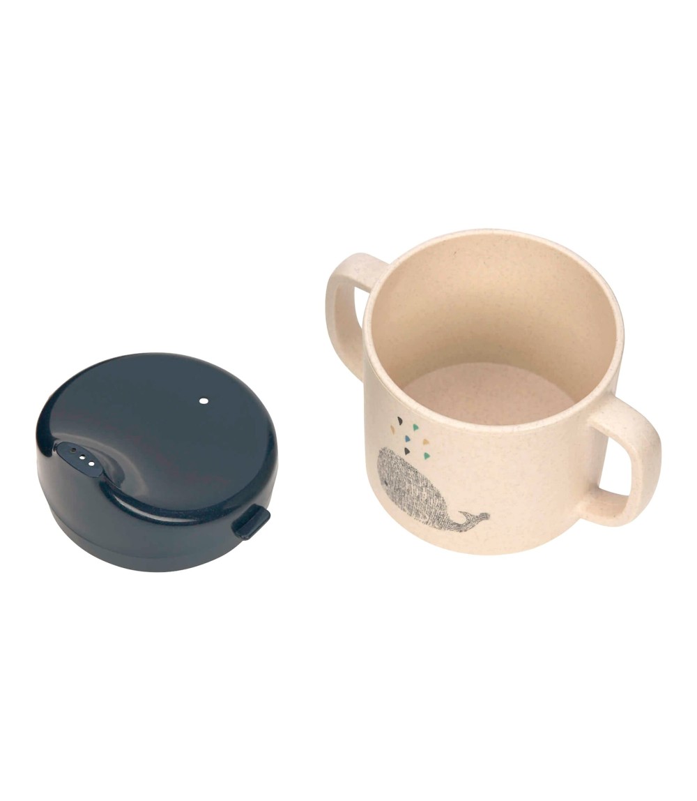 Trinklernbecher mit Henkel mit Zellulose