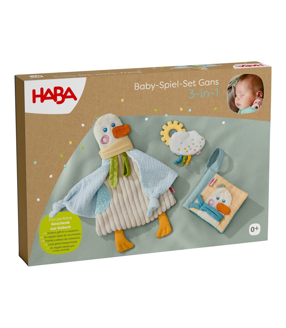 Baby Geschenkset Gans 3in1