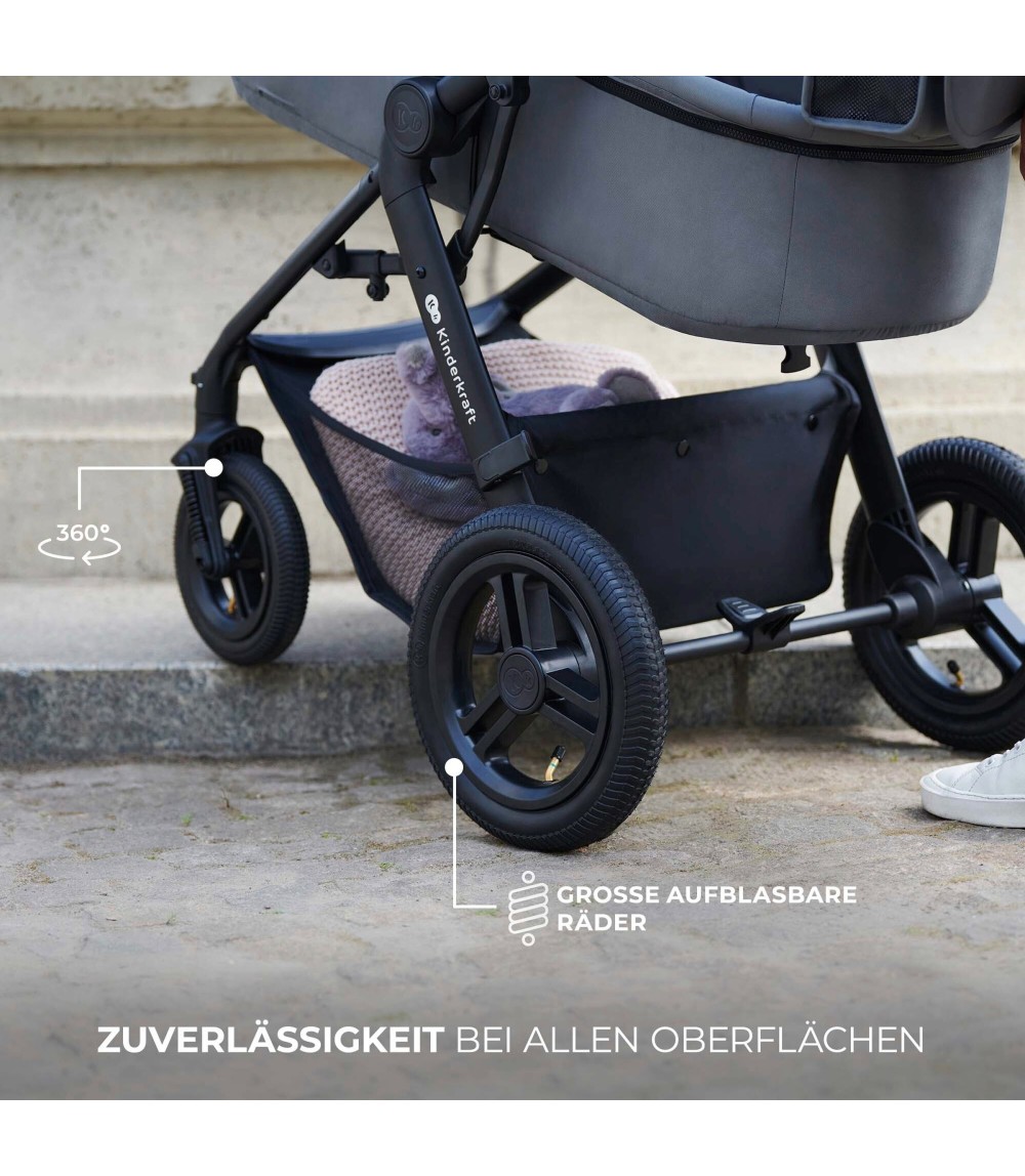 Kombikinderwagen MOOV 2 Air Trio-Set inkl. Babyschale MINK PRO