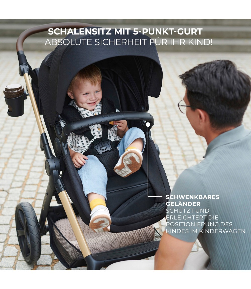 Kombikinderwagen MOOV 2 Air Trio-Set inkl. Babyschale MINK PRO