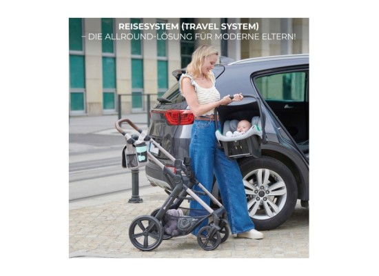 Kombikinderwagen MOOV 2 Air Trio-Set inkl. Babyschale MINK PRO