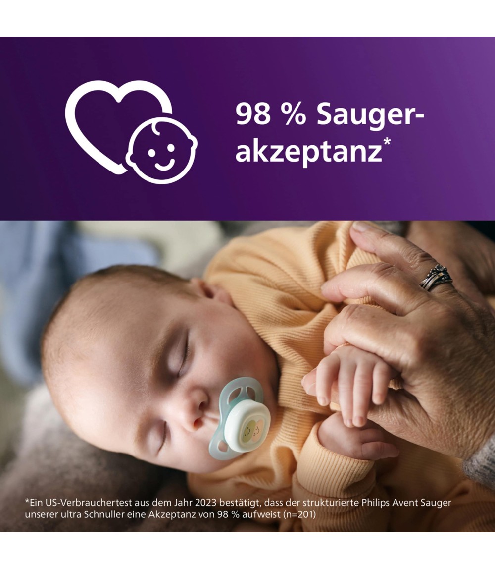 2er-Pack Schnuller ultra start, 0-2M