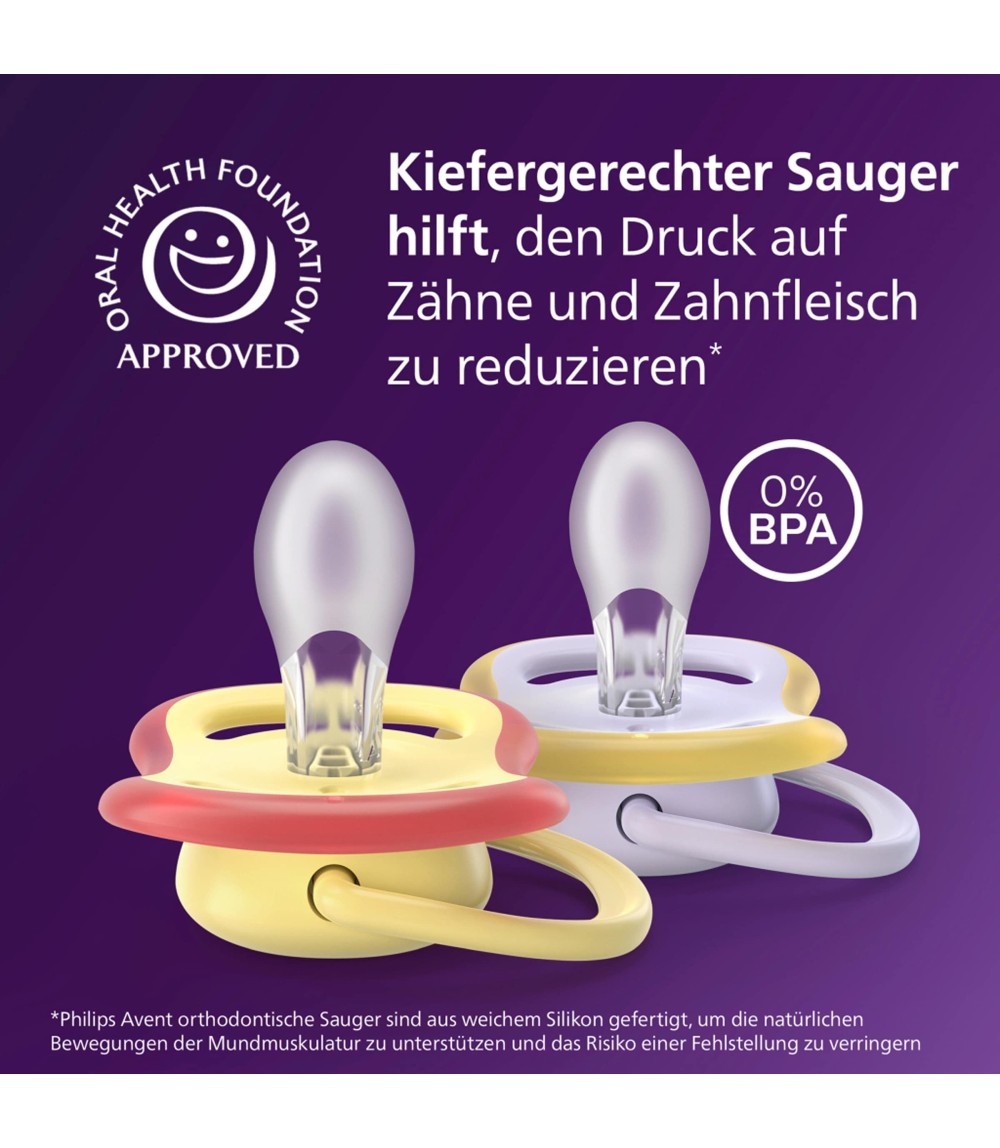 2er-Pack Schnuller ultra air, 0-6M