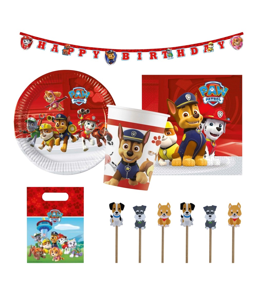 Partyset Paw Patrol 45 tlg.