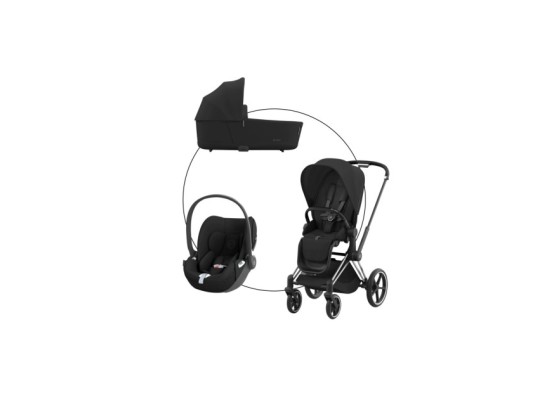 Kombikinderwagen PRIAM Trio-Set inkl. Babyschale Cloud T i-Size