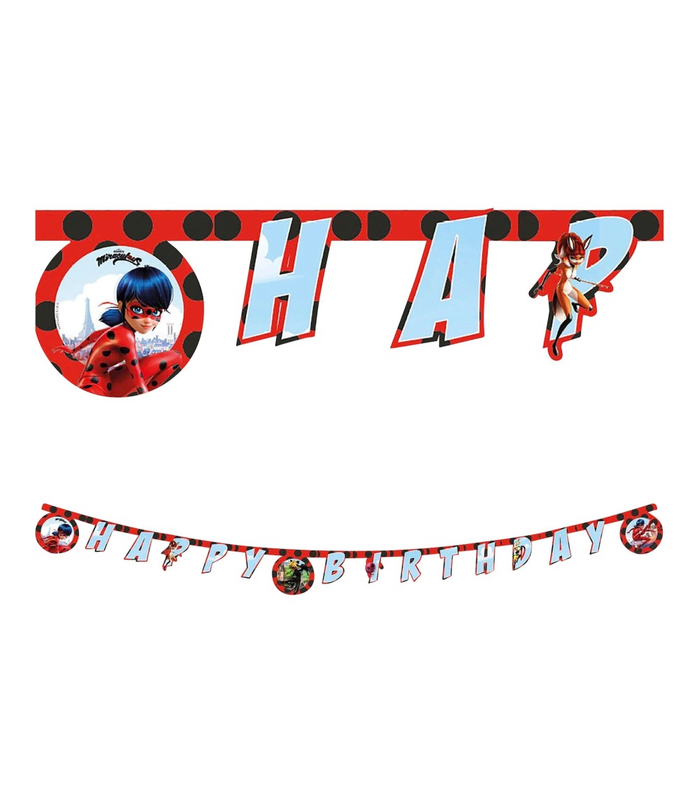 Partyset Miraculous Ladybug 49 tlg.