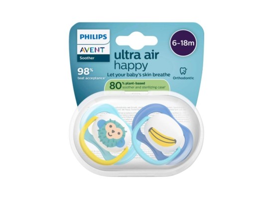 2er-Pack Schnuller ultra air happy