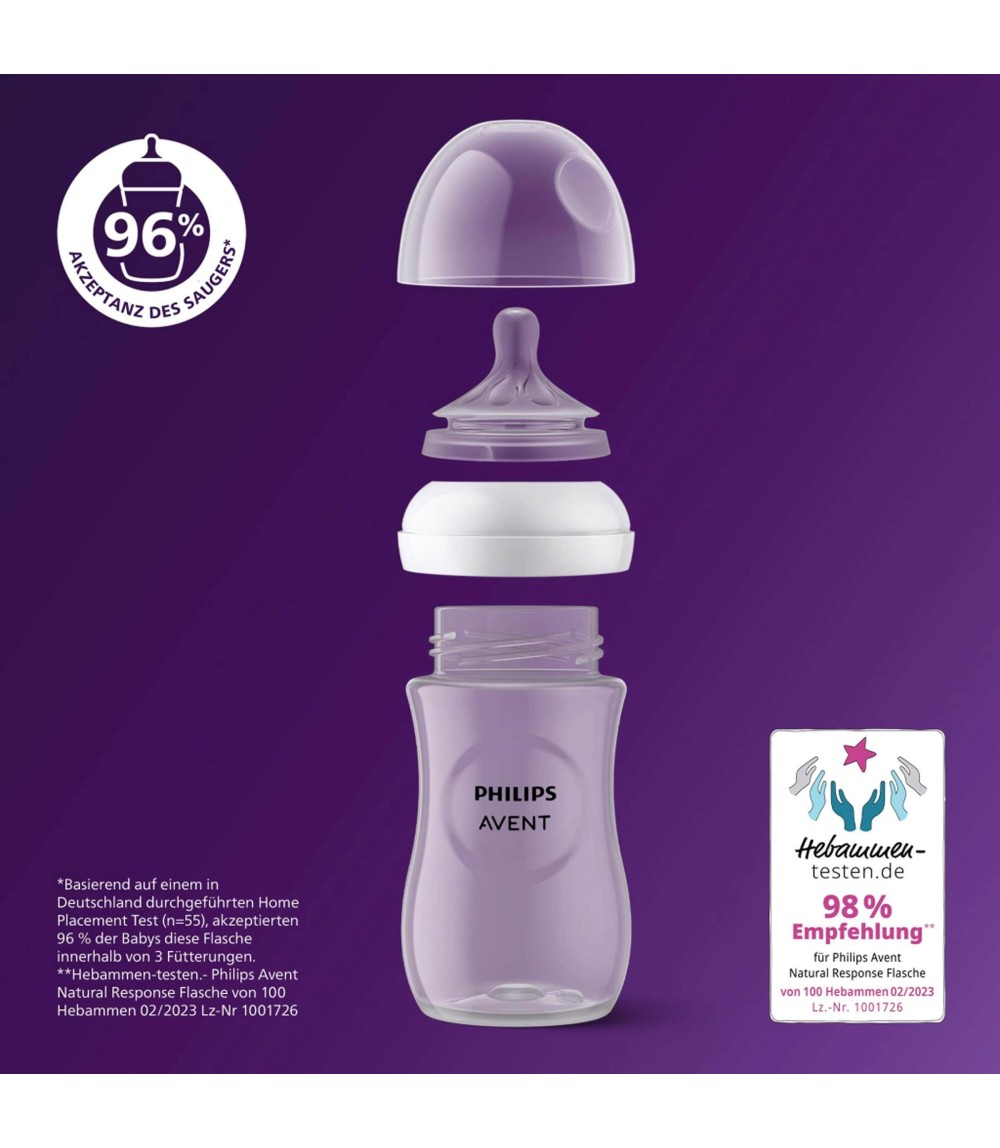 Babyflasche Natural Response, 125ml, ab Geburt