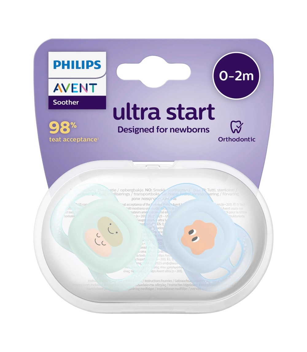 2er-Pack Schnuller ultra start