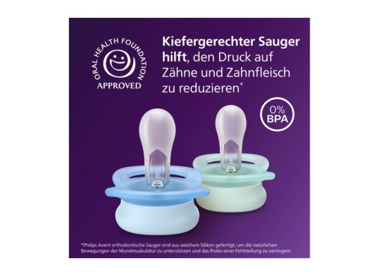 2er-Pack Schnuller ultra start, 0-2M