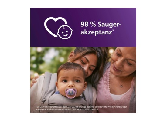 2er-Pack Schnuller ultra air, 6-18M