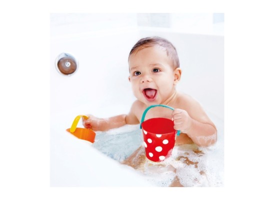 Badespielzeug Buntes Eimer-Set