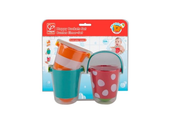 Badespielzeug Buntes Eimer-Set