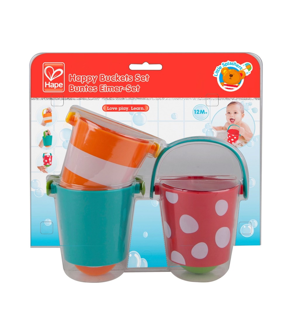 Badespielzeug Buntes Eimer-Set