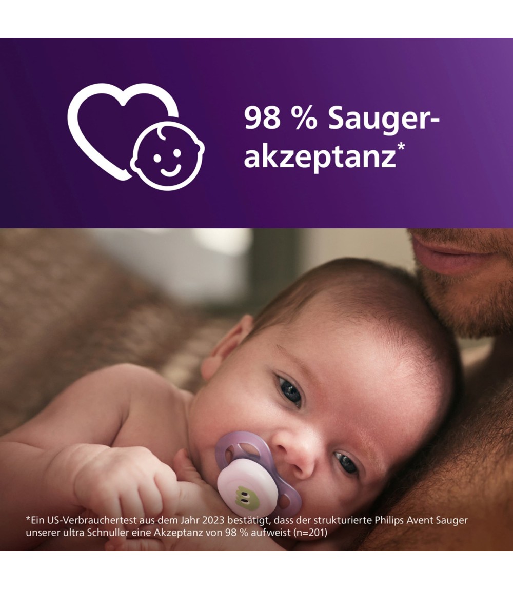 2er-Pack Schnuller ultra start, 0-2M