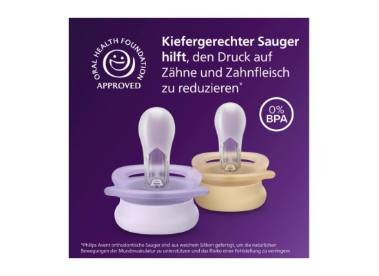 2er-Pack Schnuller ultra start, 0-2M