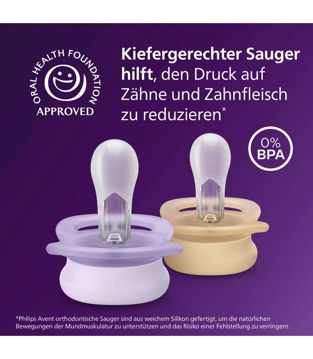 2er-Pack Schnuller ultra start, 0-2M