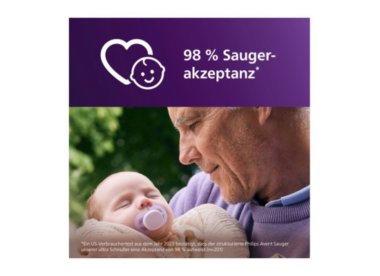 2er-Pack Schnuller ultra start, 0-2M