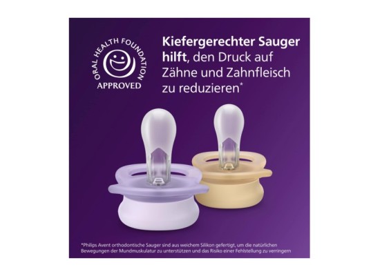 2er-Pack Schnuller ultra start, 0-2M