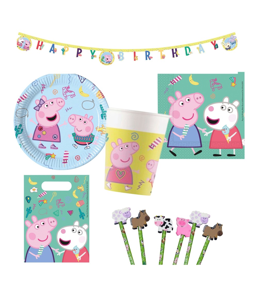 Partyset Peppa Wutz 49 tlg.