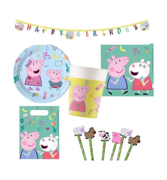 Partyset Peppa Wutz 49 tlg.