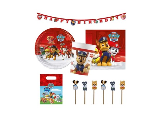 Partyset Paw Patrol 45 tlg.