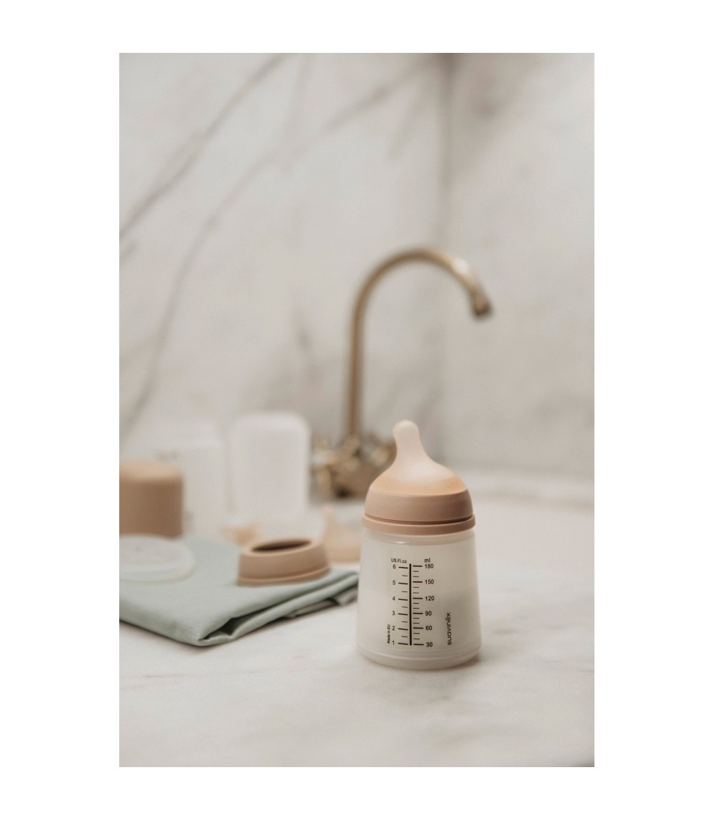 Babyflasche Zero.Zero, Anti-Kolik, 180 ml, ab 0M