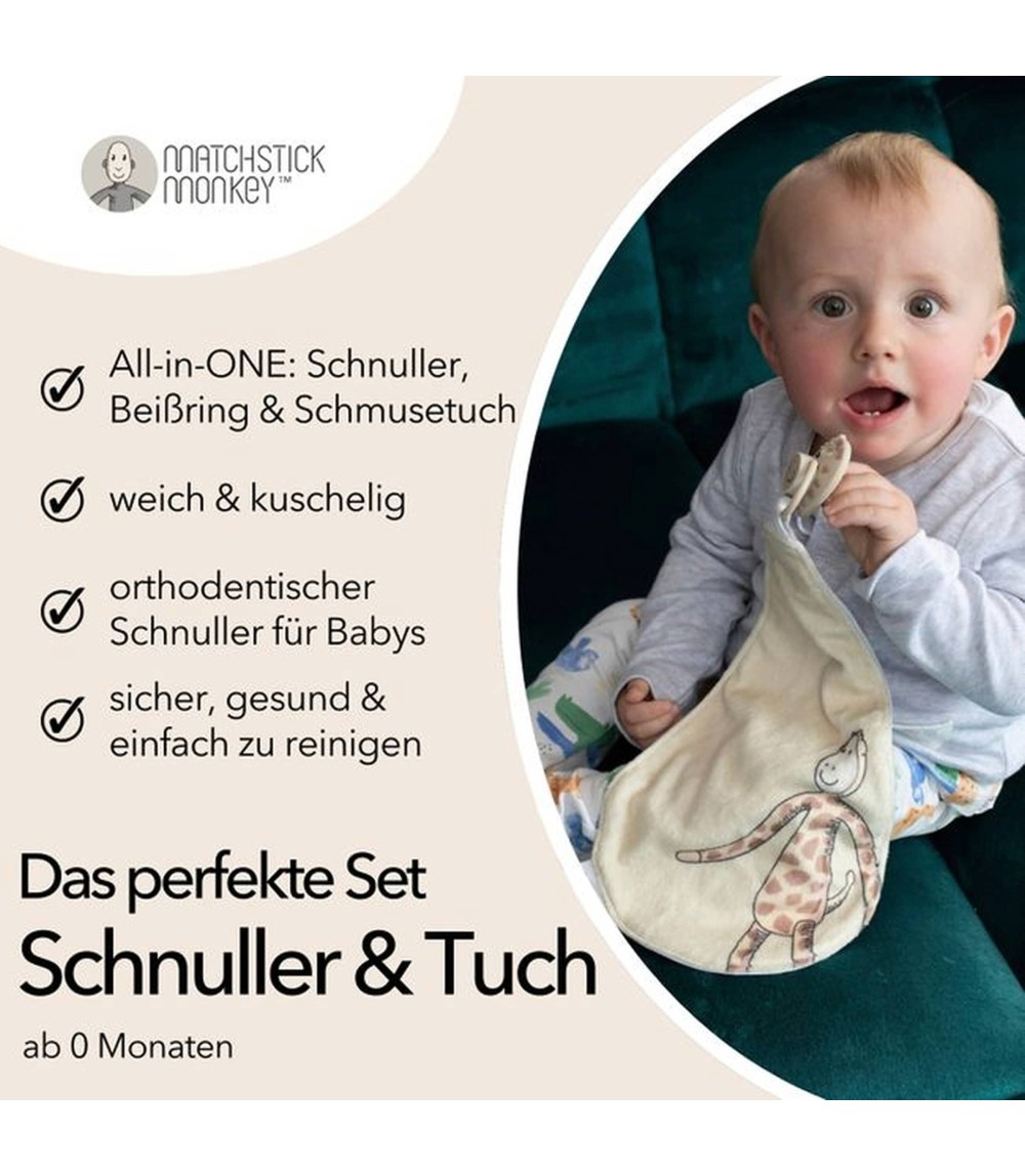 Set Schnuller und Schmusetuch