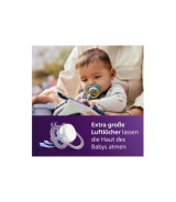 2er-Pack Schnuller ultra air happy, 6-18M
