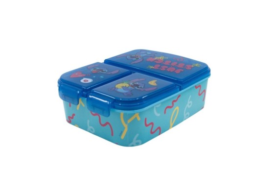 Brotdose Stitch mit 3 Fächern