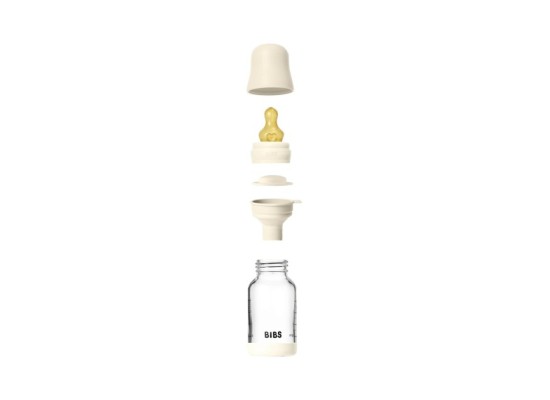 Babyflasche aus Glas, 120 ml, ab 0M