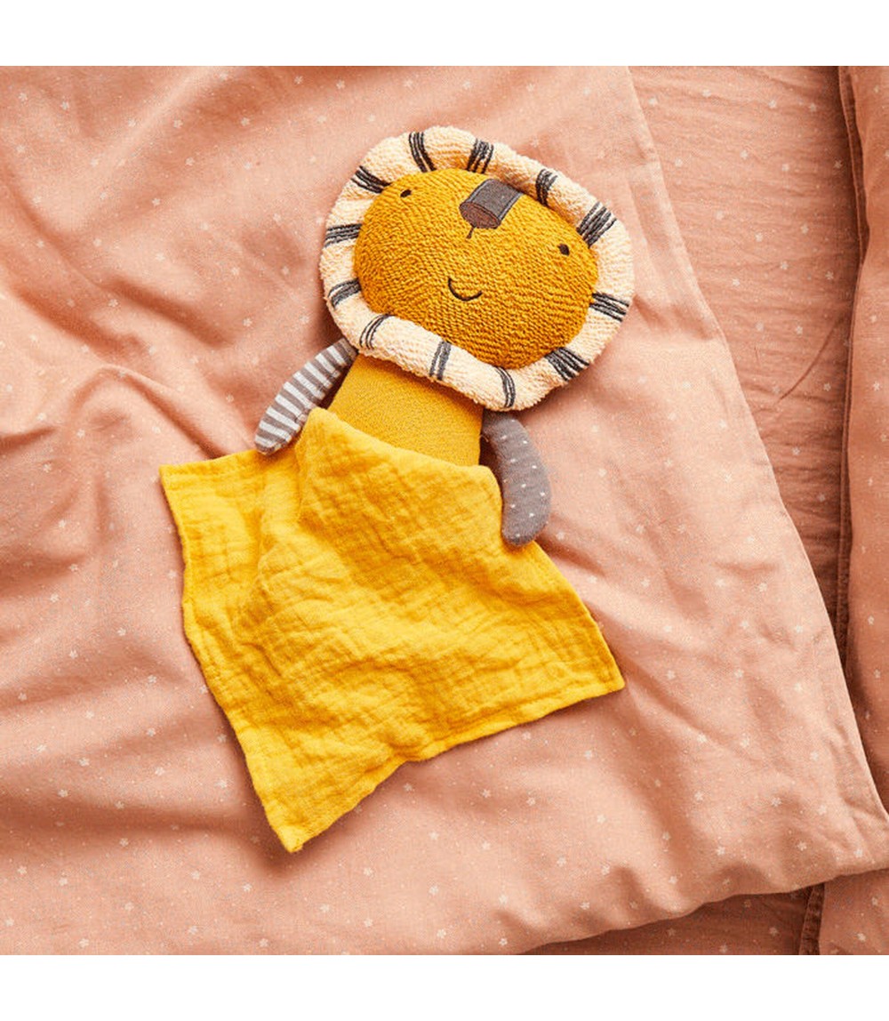 Kuscheltier Löwe mit Schmusetuch - ab Geburt