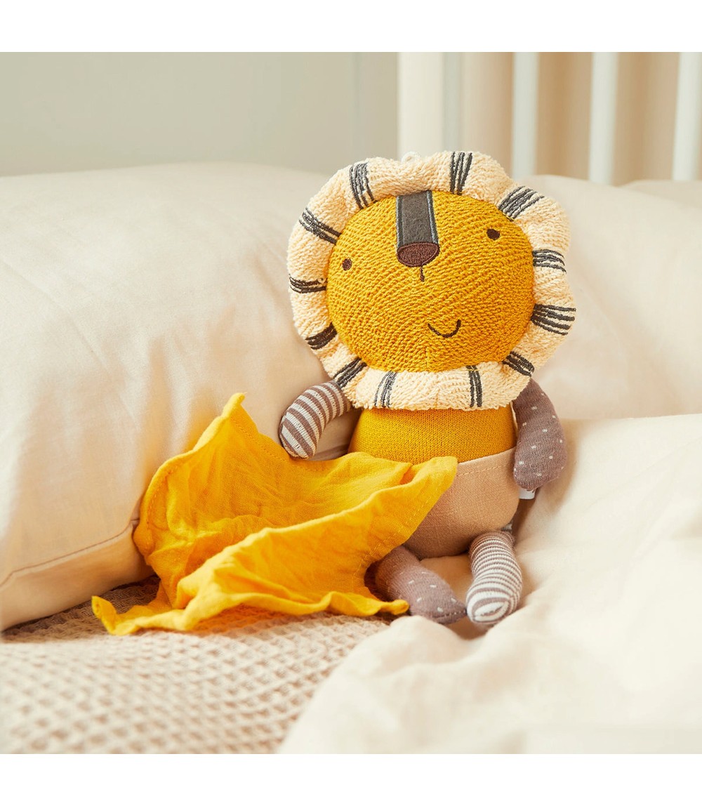 Kuscheltier Löwe mit Schmusetuch - ab Geburt