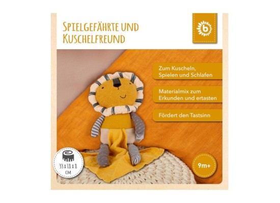 Kuscheltier Löwe mit Schmusetuch - ab Geburt