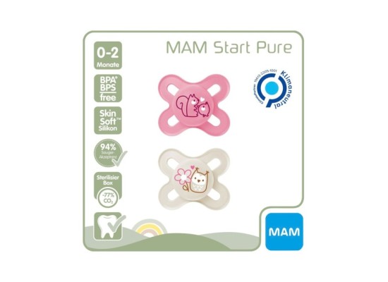 2er-Pack Schnuller Original Start Silikon, 0-2M