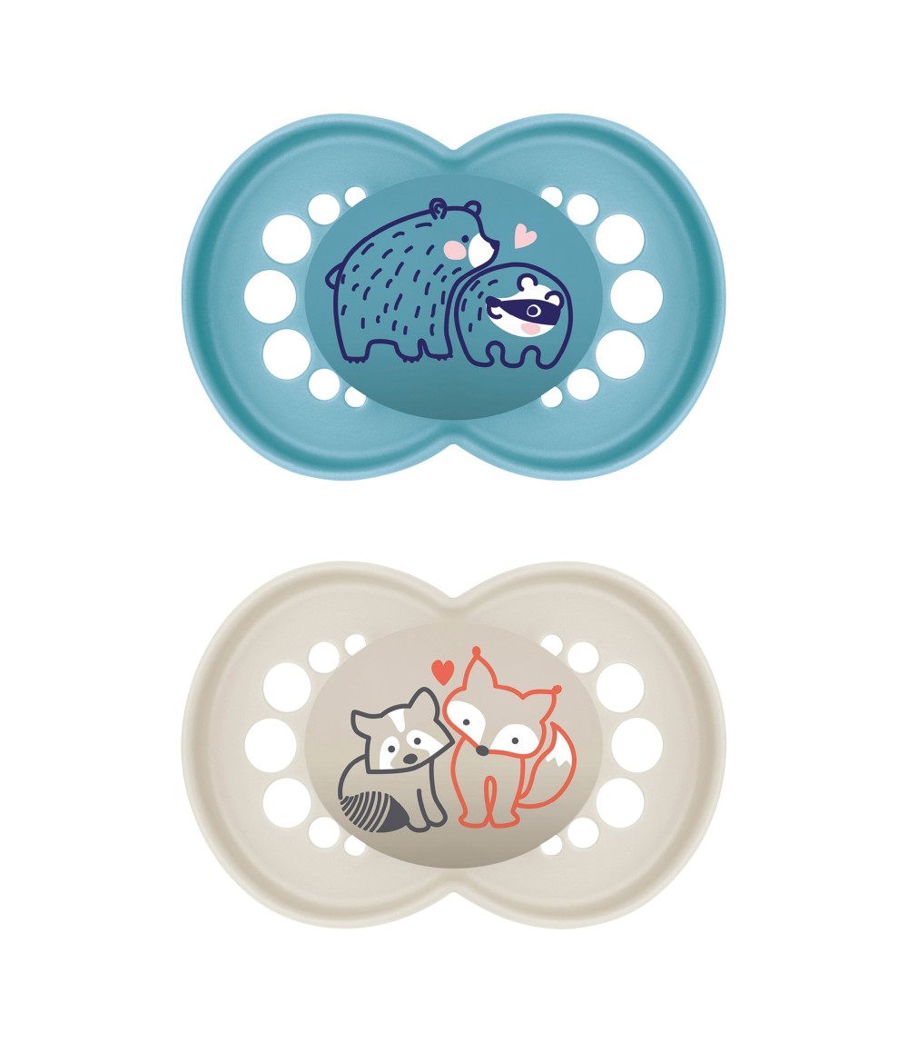 2er-Pack Schnuller Original Silikon