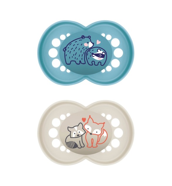 2er-Pack Schnuller Original Silikon