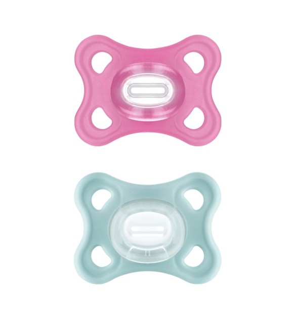 2er-Pack Schnuller Comfort Silikon 3-12M