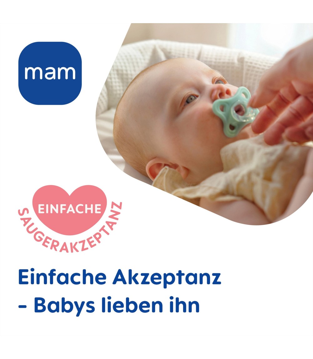 2er-Pack Schnuller Comfort Silikon 3-12M