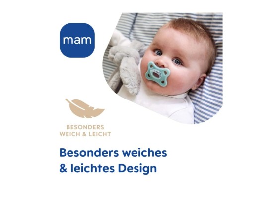 2er-Pack Schnuller Comfort Silikon 3-12M