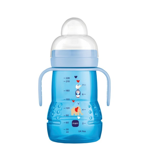 Trinklernflasche mit Griffen Trainer+