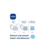 4er-Pack Schnuller Perfect Start Silikon, 0-2 M